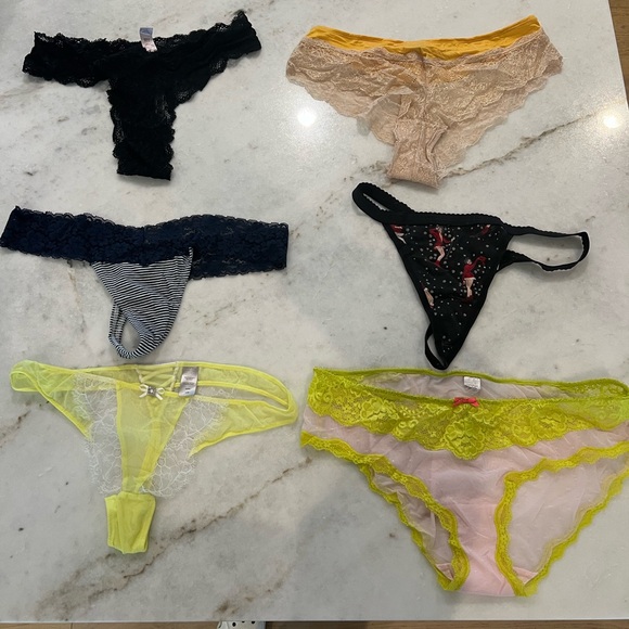 LOT of 13 Victoria’s Secret Size Large Women’s Underwear - Picture 5 of 12